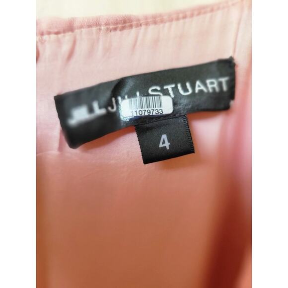 Rent the runway size 4 rose color Jill Stewart Rose water pleaded gown pleated - Picture 6 of 7